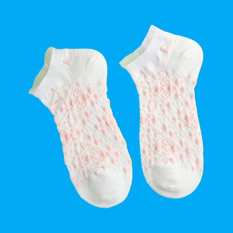 5/10 Paare hochwertige Damen Spitze kurze Socken Retro Früchte weiß dünne Mesh Boot Socken Student Mädchen flachen Mund Frauen Socken