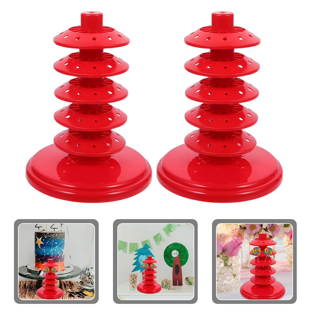 Lollipop Tree Holder Display Shelves Desktop Stand Adjustable Pp Multi-layer Lollipops