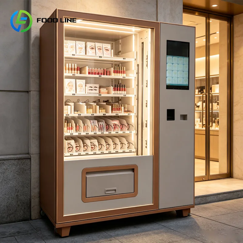 Beauty Vending Machine Cosmetic Kiosk for Makeup Skincare Nail Products Eyelashes Customized