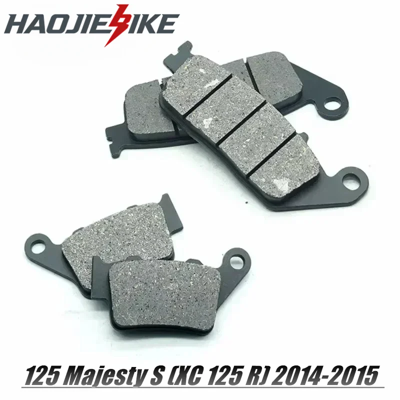 Kit de plaquettes de frein avant et arrière pour moto Yamaha XC125R 125 majesté S 2014 2015