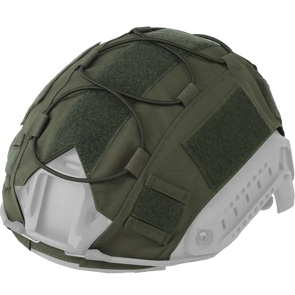 Pokrowiec na hełm taktyczny do hełmu FAST Airsoft Camo taktyczne wojskowe akcesoria do hełmu wojskowego z elastycznym sznurkiem