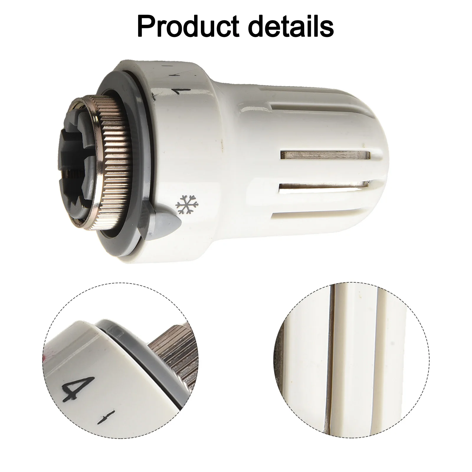 High Quality Practical Brand New Head Heater Radiator Valve Thermostatic With Frost Protection M30x1.5 Threaded