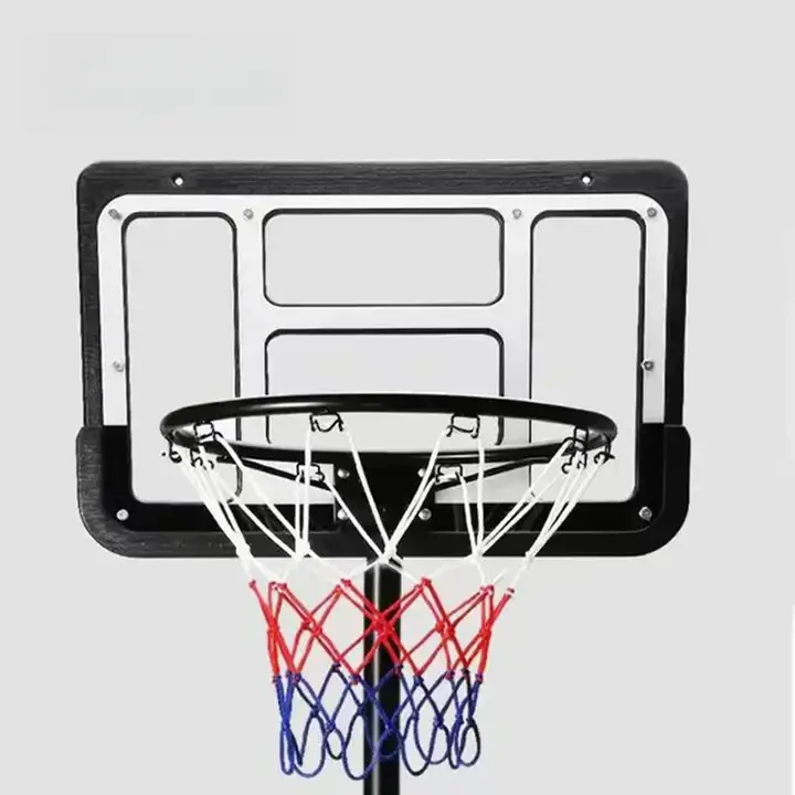 ห่วงบาสเก็ตบอลแบบเคลื่อนย้ายได้และมั่นคงสำหรับเล่นกลางแจ้ง ปรับระดับได้ พร้อมขาตั้ง ได้รับการรับรองจาก FIBA