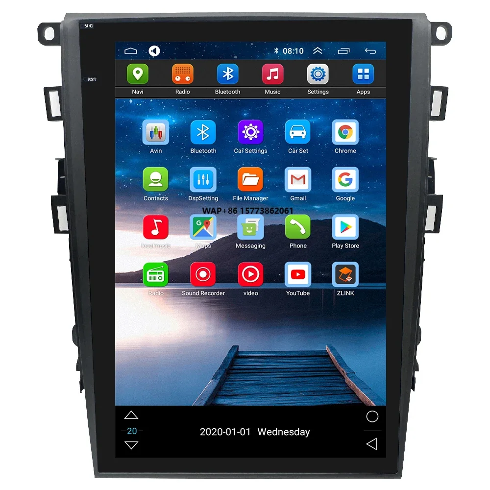 

T Style Touch Screen Car Auto Radio Stereo for Mondeo Fusion 5760B 2013-2017 Gps Navigation Car Multimedia Player Unit