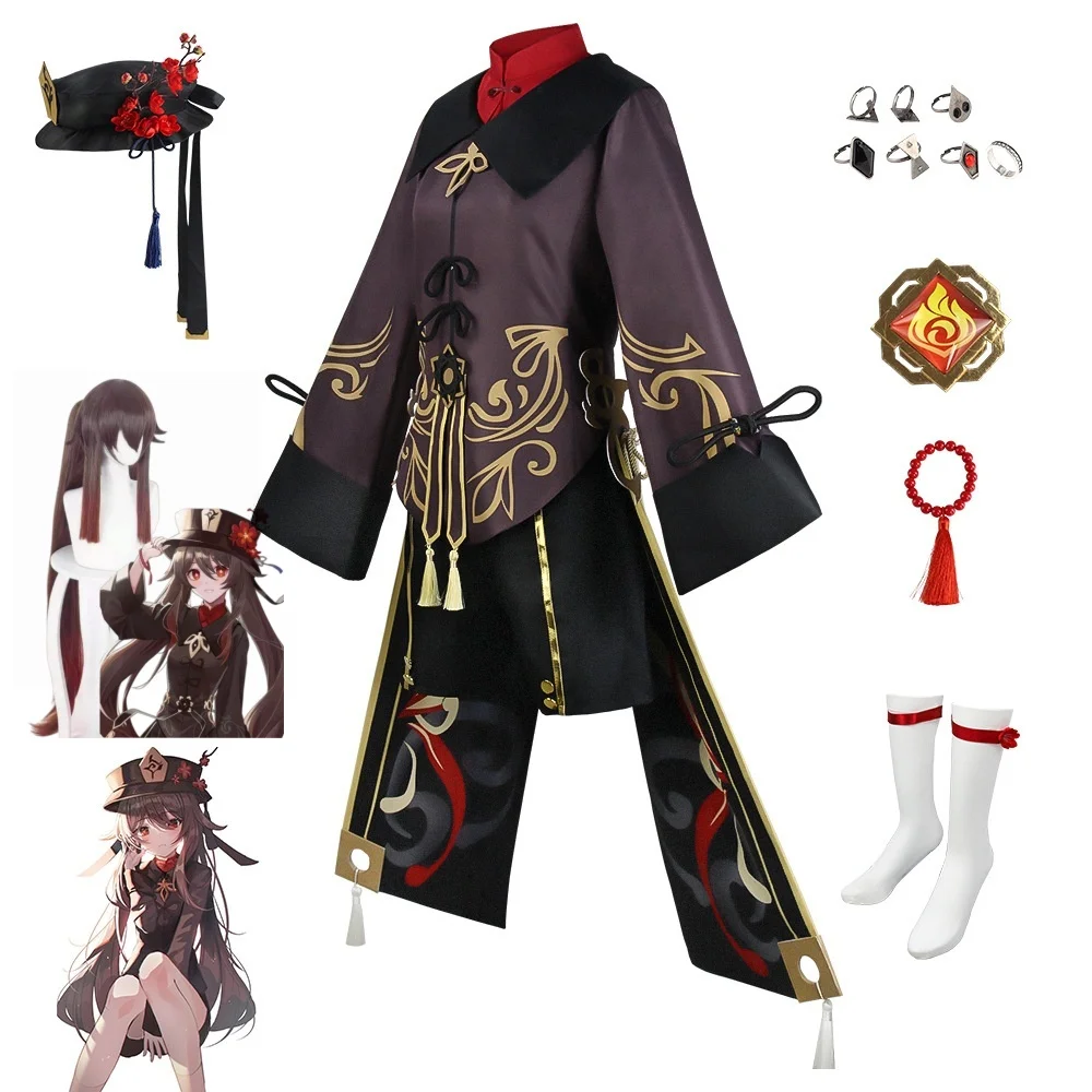 

Genshin Impact Hutao Cosplay Costume Wig
