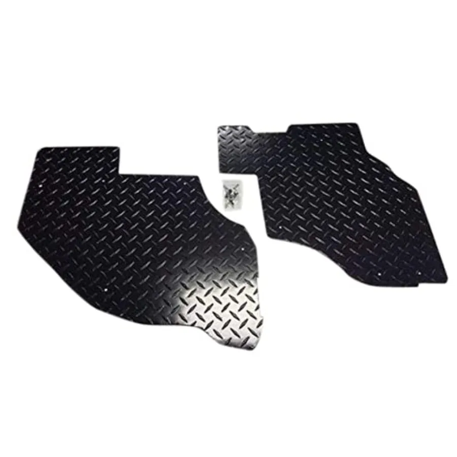 

2012 thru 2018 CAN AM COMMANDER Diamond Plate Aluminum Floor Board Set BLACK for OffRoad Utility Vehicles Durable RustResistant