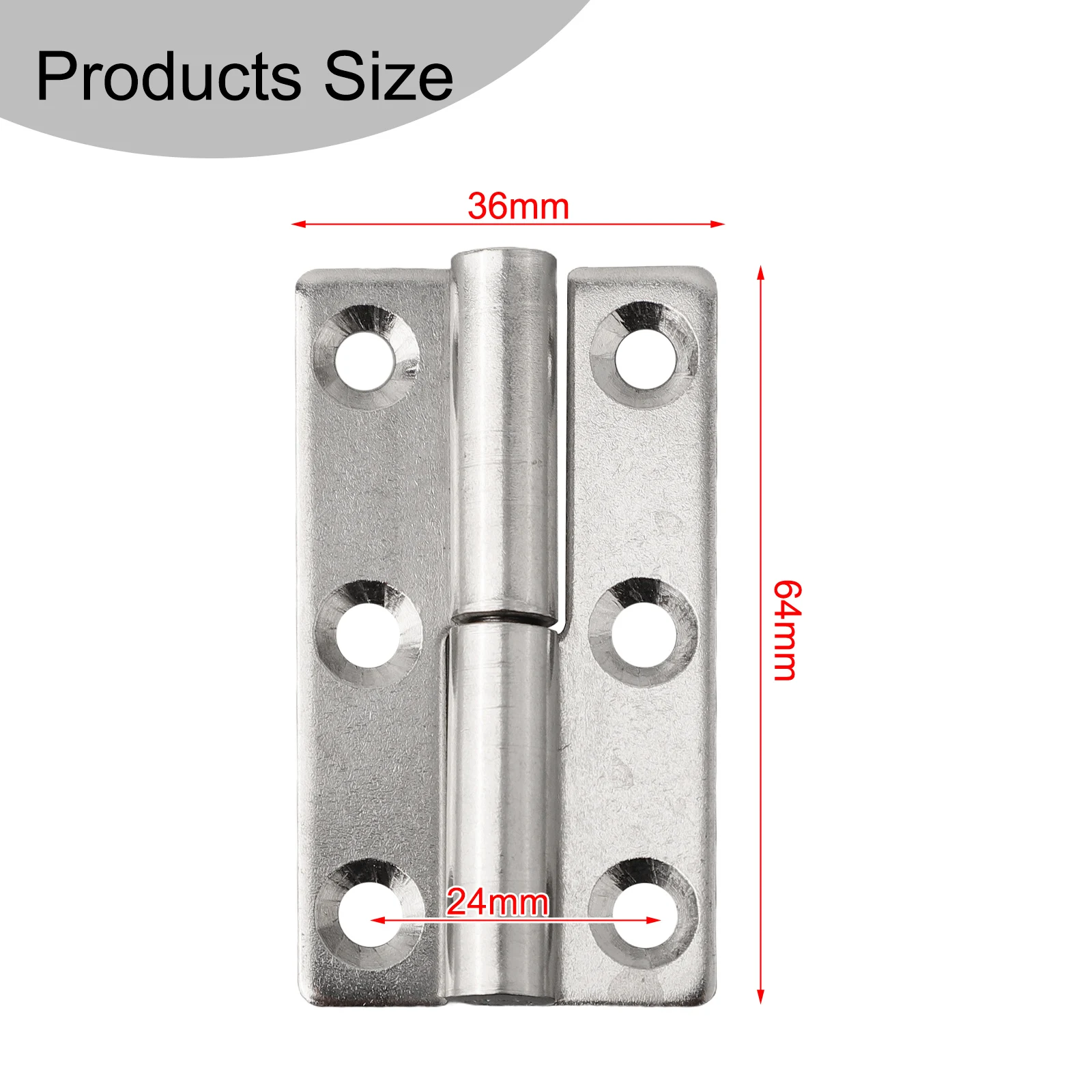 Detachable Hinge Left Handed Hinge Small Cabinets Door Temporary Dismantling Antirust Ability Home Improvement