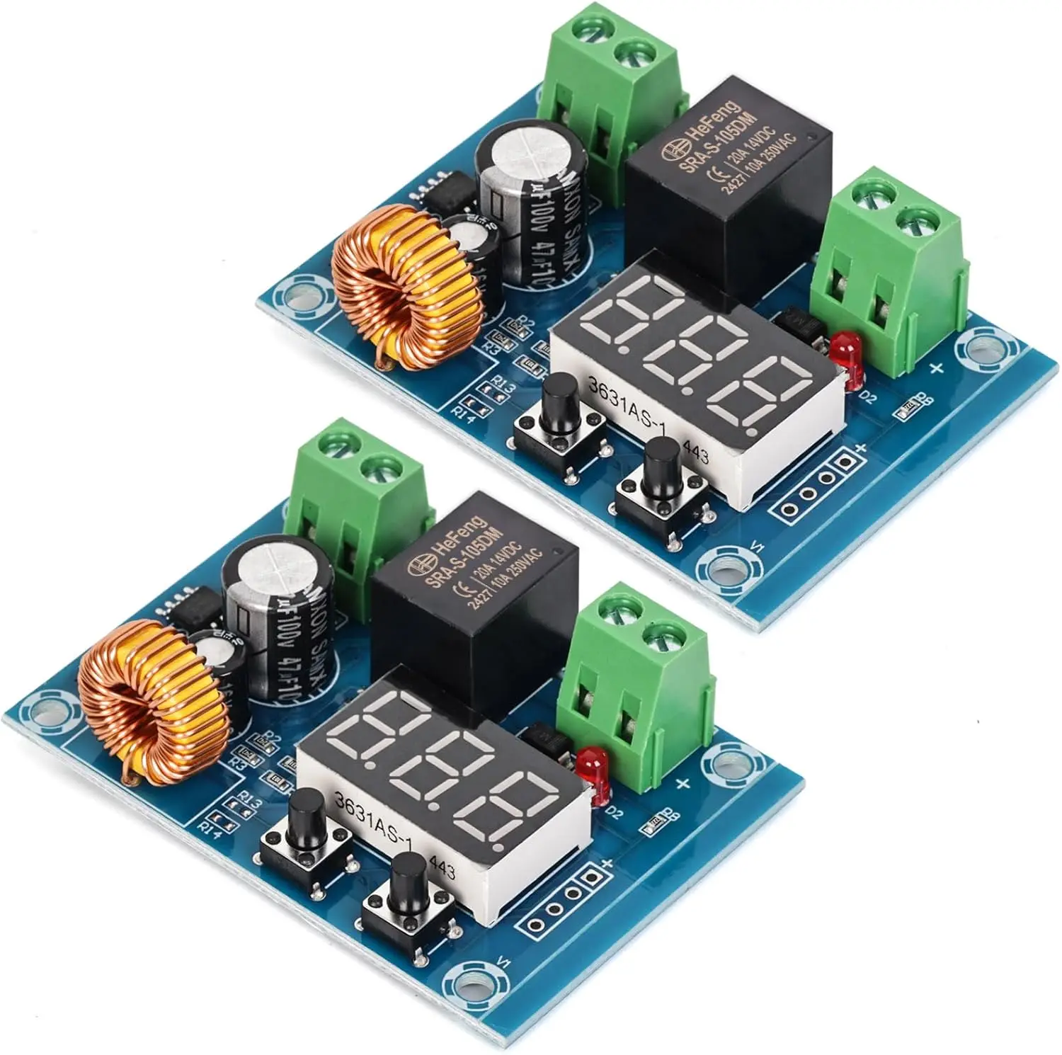 XH-M609 DC voltage protection module Lithium battery under voltage loss, low power, disconnect output 6-60V