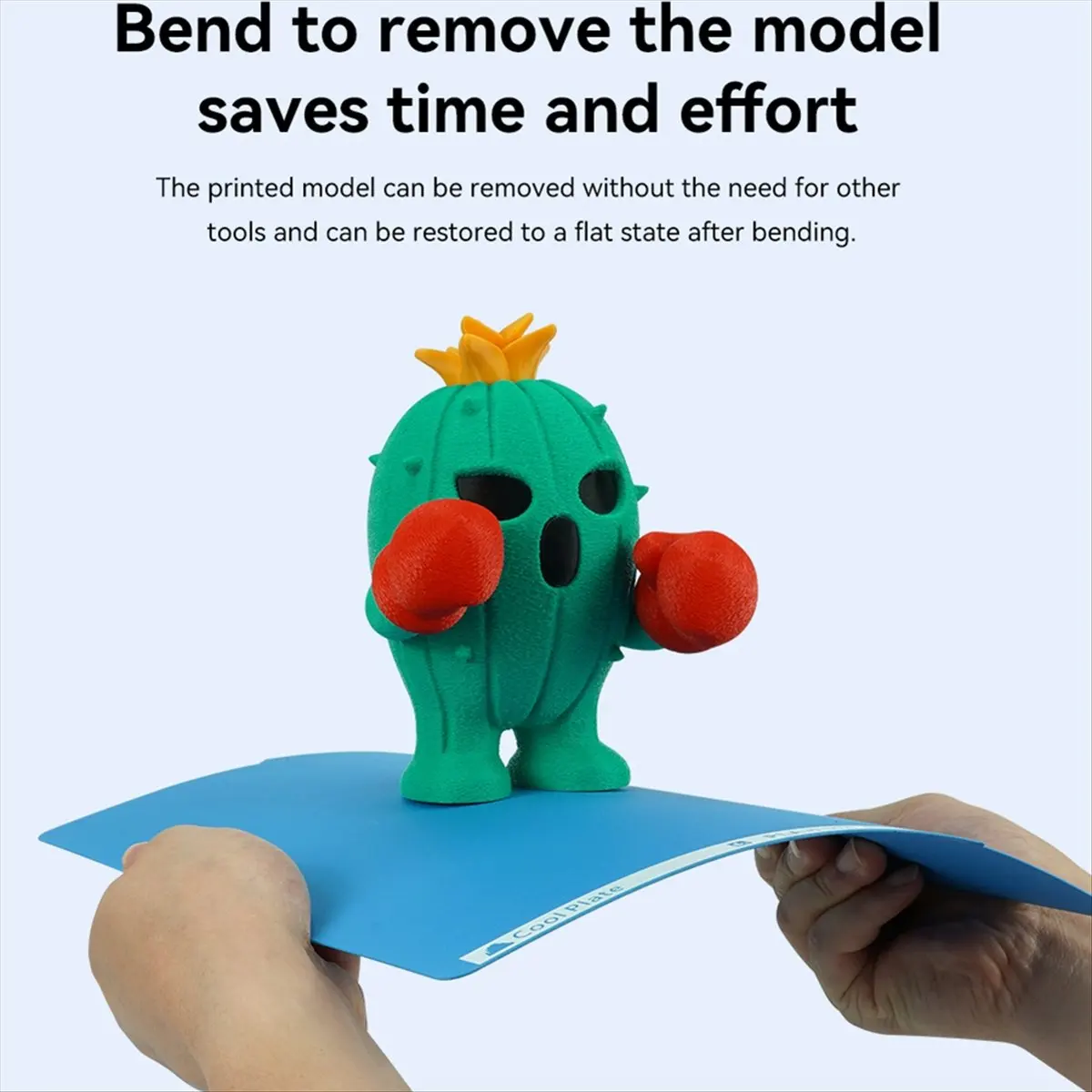 Stable- Build Plate for Bambu Lab X1/P1P/A1 Cool Plate 256x256mm Spring Steel Double-Sided Textured 3D Printer Build Plate