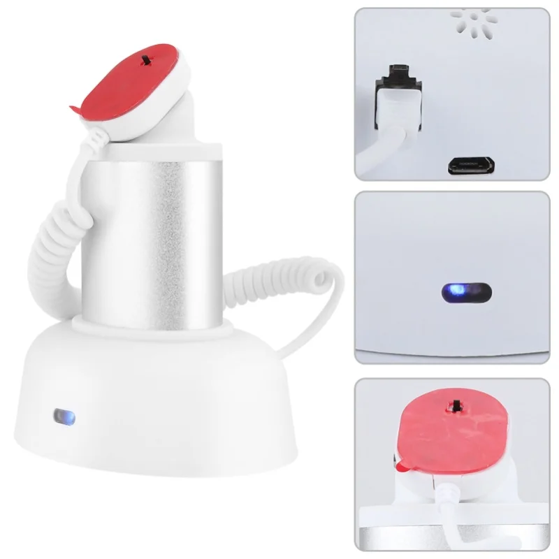 Cell Phone Anti Theft Display Stand With Security Alarm And Charging Function