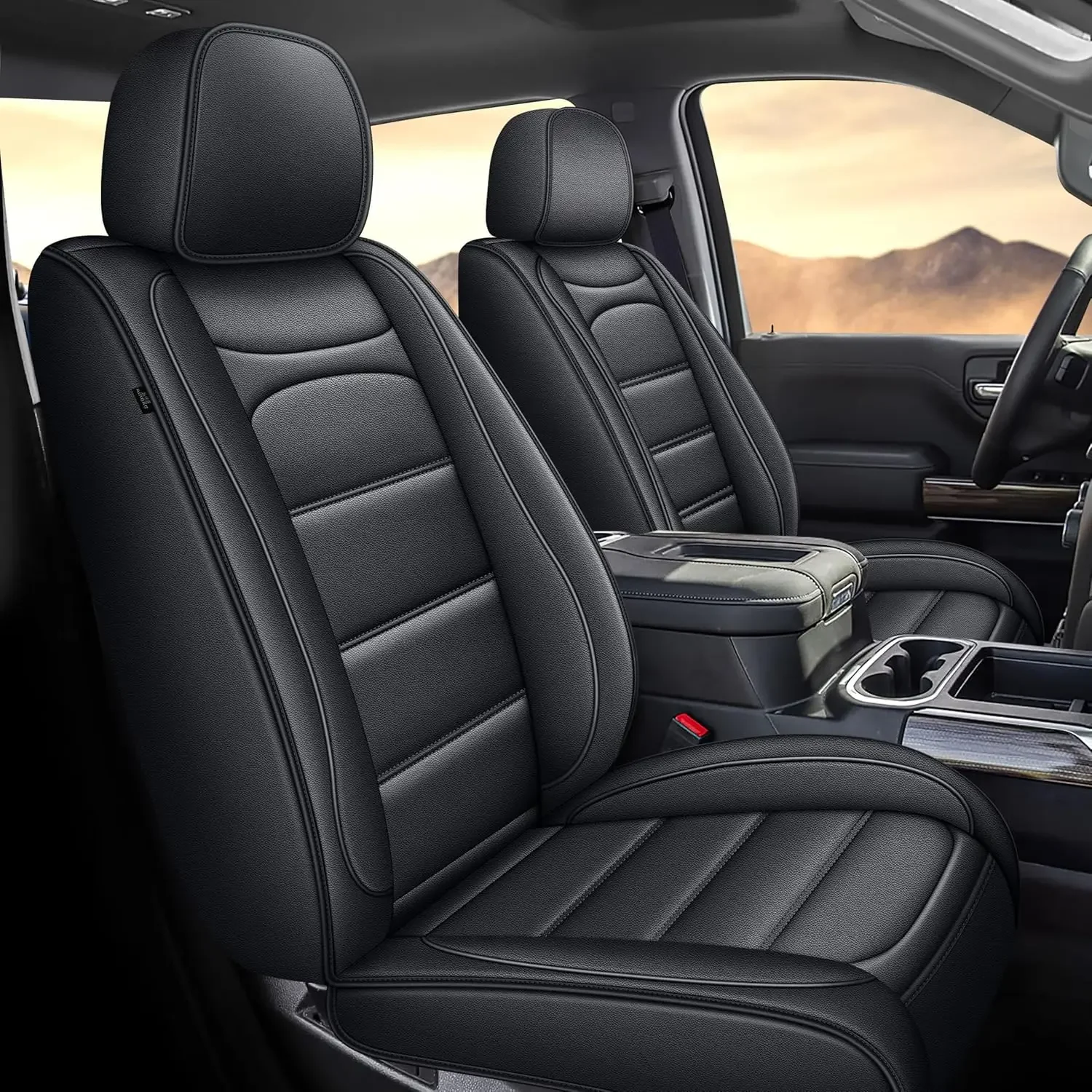 [High-Quality, Hot Deal!]Seat Covers Fit for Silverado: 2019-2024 Chevy Chevrolet Silverado GMC Sierra 1500 2500HD 3500HD Trail