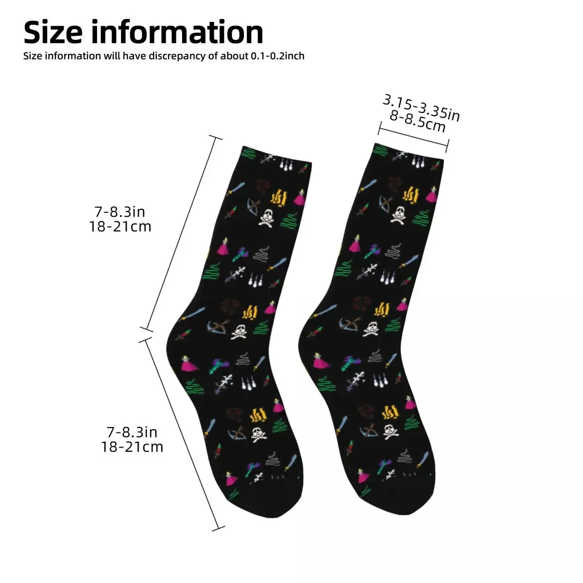 Old School Runescape Player Killing Bundle Socks Harajuku High Quality Stockings All Season Long Socks for Man's Woman's Gifts