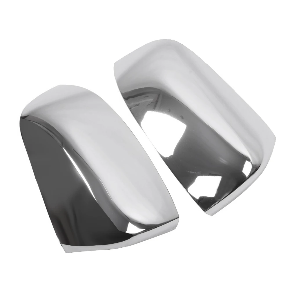 for Ford Ranger / Everest 2012-2020 ABS Silver Chrome Rear View Mirror Housing Cover Cap -Side Door Mirror Cover