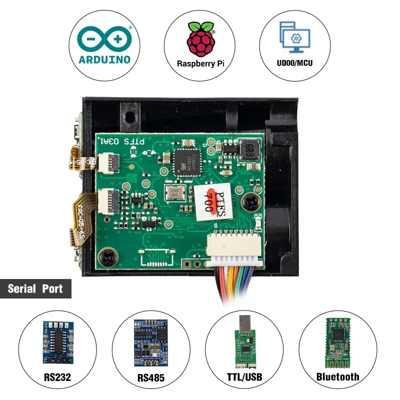 2026 High Frequency 100Hz Laser Time Of Flight Distance Sensor With Rs485 Single Point Laser Range Sensor OEM Module