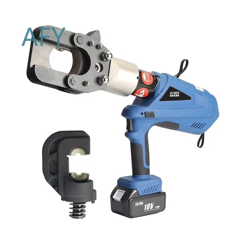 EZ-400/50 for Battery Powered Hydraulic Crimping Cutter Tool 2 in 1 Electric Crimper and Cable Cutter for Electrical Wiring