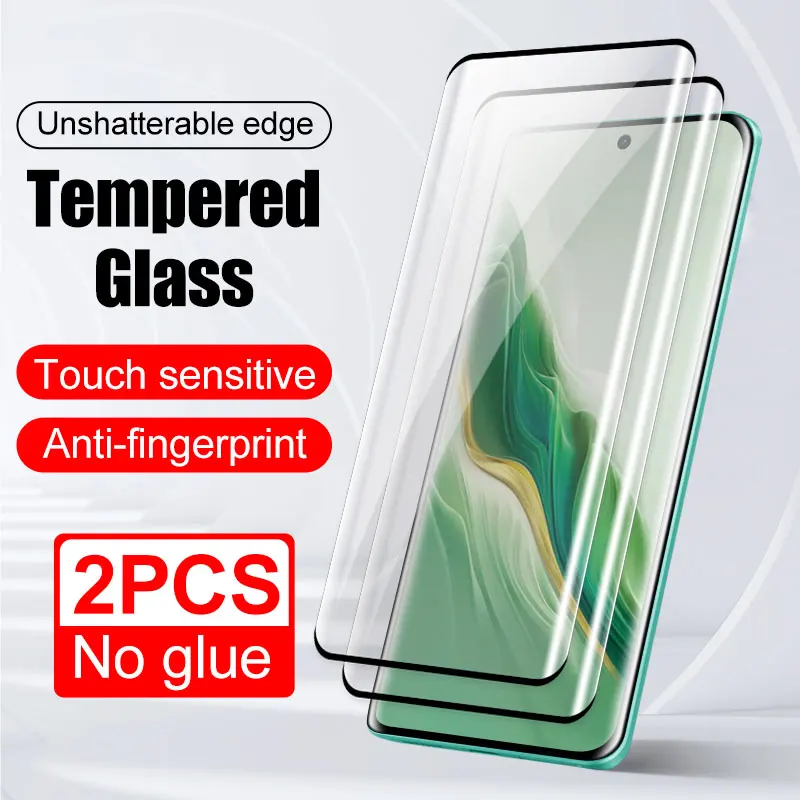 2Pcs tempered glass phone screen protector for Honor 200 100 90 pro 80 70 60 Pro Magic 6 5 4 3 full cover phone protective film