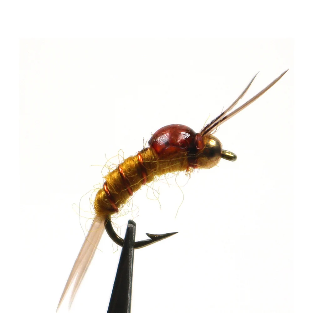 ICERIO-SEÑUELOS - Mosca ninfa mayfly y caddis para la trucha - imagen 5