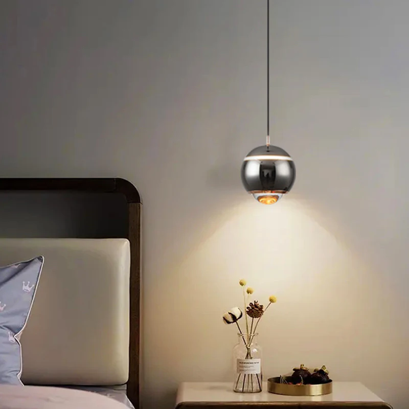 Contemporary Contracted High Color Rendering Index Can Lift Adjustable Dining-room Lamp  Bedroom  Head Of A Bed  Small Droplight