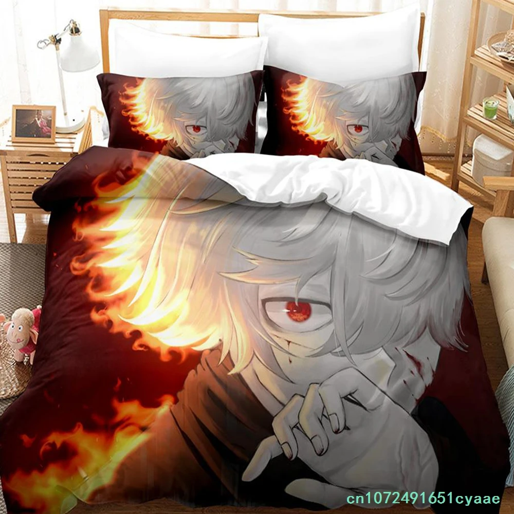 Cool Hell's Paradise Bedding Set Single Twin Full Queen King Size Bed Set Adult Kid Bedroom Duvetcover Sets Anime 2023 Kawaii