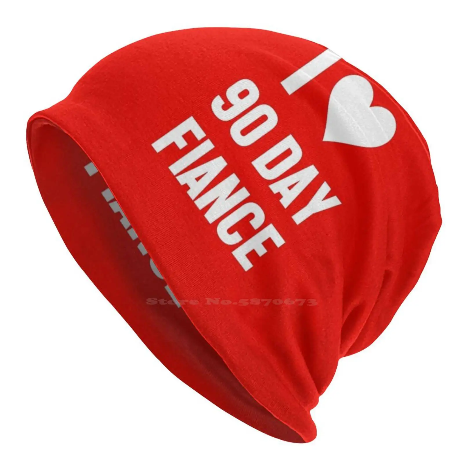 I Heart 90 Day Fiance Knitted Hat Warm Beanie Outdoor Caps 90 Day Fiance Recap 90 Day Fiance Quotes Tlc Family Chantal Pedro 90