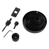 Q39B Complete 18pcs 19-127mm Hole Set with Case Designed for Crafts And Repairs