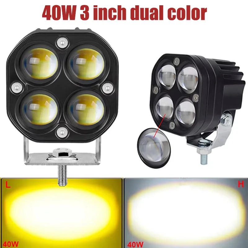 3" Led Motocycle He…