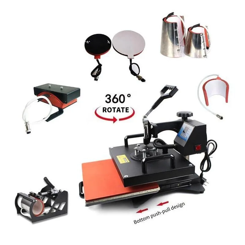 Immagine 3: Macchina Termopressa 8 in 1 Combo