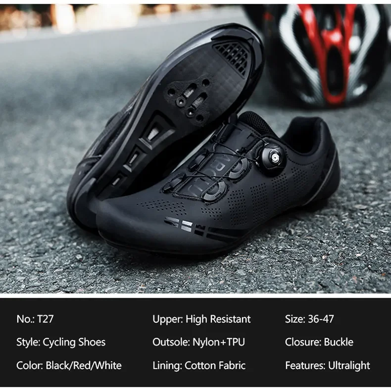 Chaussures Cyclisme Peloton - Taille 41 - Homme 8.5 / Femme 10.5 - Noir Rouge