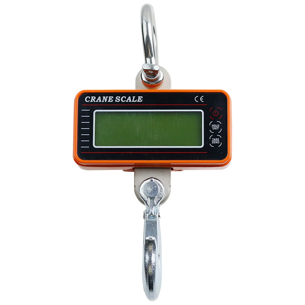 LCD Digital Scale 500 1500KG Crane Scale Portable Industrial Electronic Heavy Duty Weight Hook-Hanging Scale Under 1500kg Scale