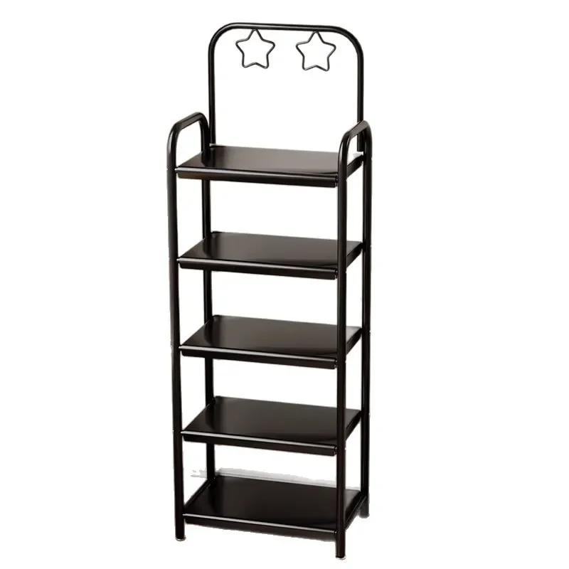 

Shoe rack multi-layer household door entry simple modern simple dormitory rental room storage artifact wrought iron shoe cabinet