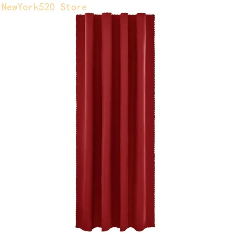 Blackouts Window Curtains Heat Insulating Soundproof Polyester Materials Easy Install Home Decoration N84C