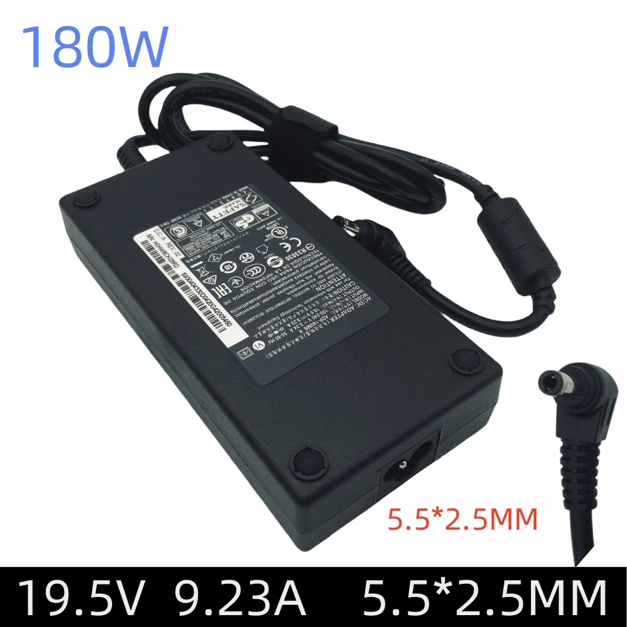 

19.5V 9.23A Laptop Adapter 180W Power Supply For MSI GF65 Thin 10SDR-1226CA GE60 GE62 GE70 GE72VR GL72M Charger ADP-180MB K