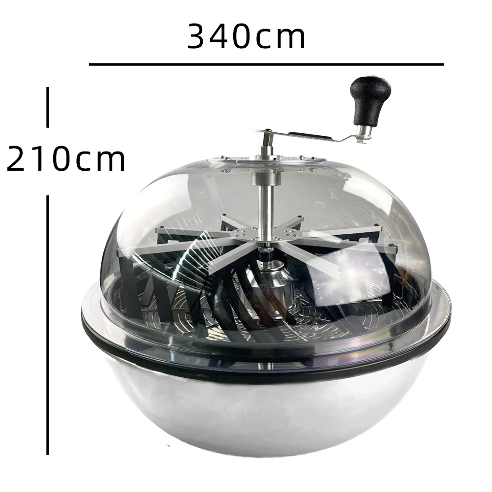 Growing Tool Rotary Cutting Plant Hand Crank Leaf Cutter 13/16/19/24 Inch Bowl Leaf Trimmer Lawn Mower Hydroponic Plant