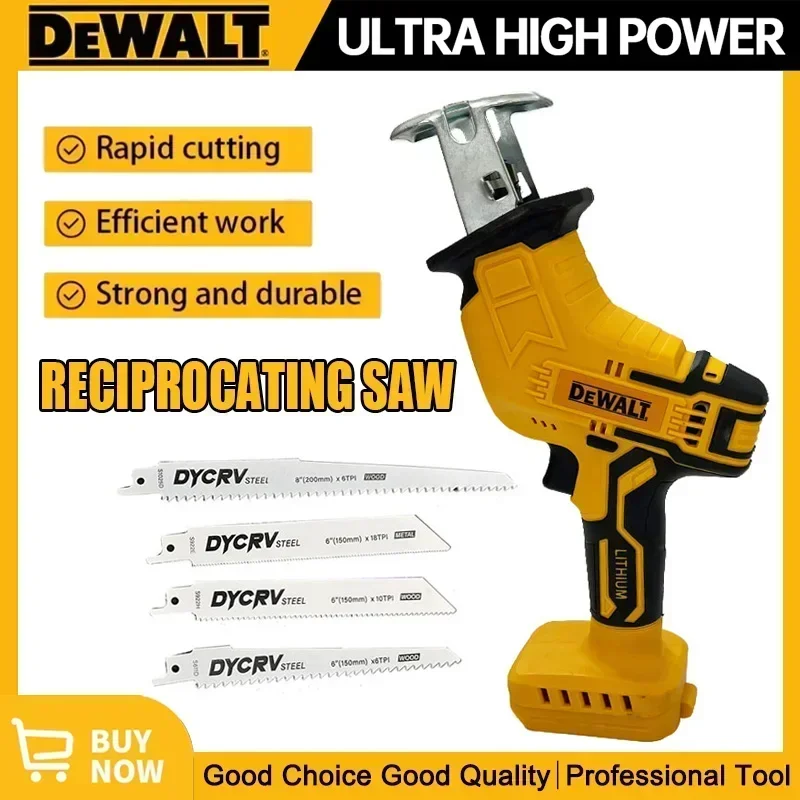 DEWALT QGJ001 20V MAX Brushless Cordless Reciprocating Saw 2800RPM Multifunctional Power Tool for Metal Wood Pipe Cutting