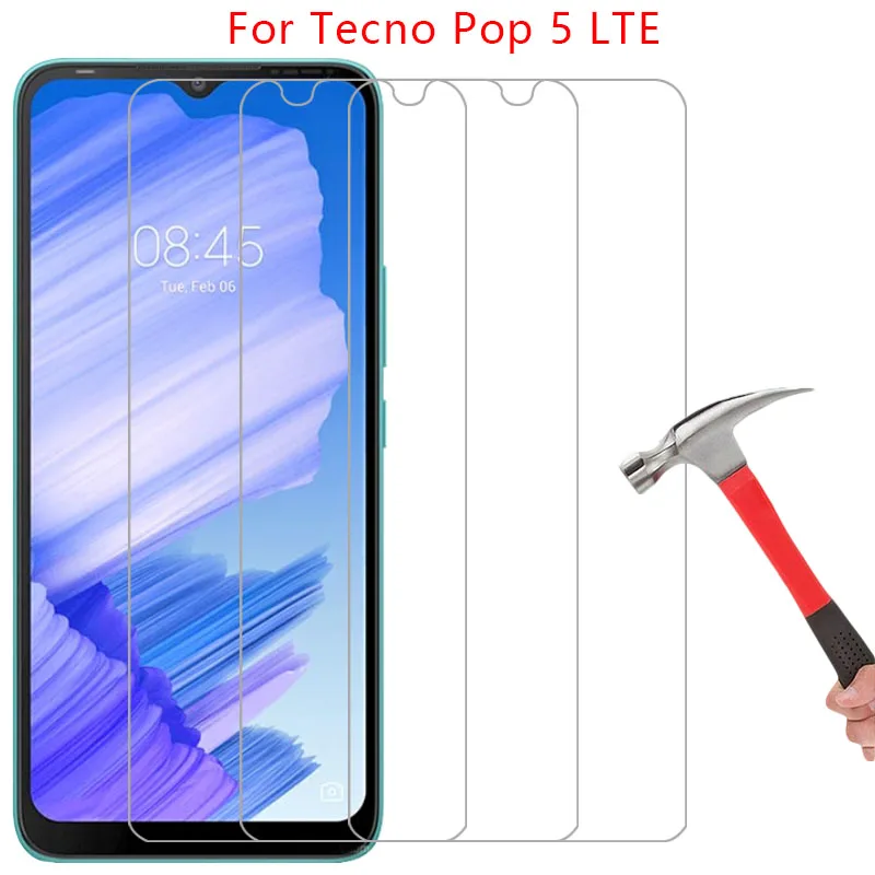 tempered glass for tecno pop 5 lte phone case on techno pop5lte pop5 5lte back cover 360 protective coque bag tehno texno tecn