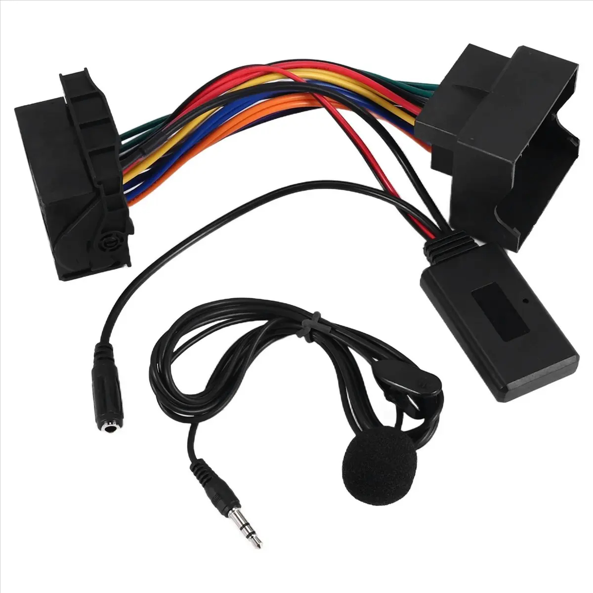 A67F Car Bluetooth 5.0 Aux Cable Microphone Handsfree Mobile Phone Free Calling Adapter for Ford Mondeo Focus Fiesta 6000 CD