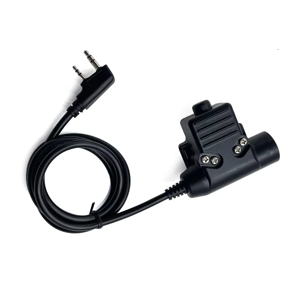 EARMOR Tactical PTT Tactical Headset ​Button activated push-to-talk PTT adapter M51 interface KENWOOD