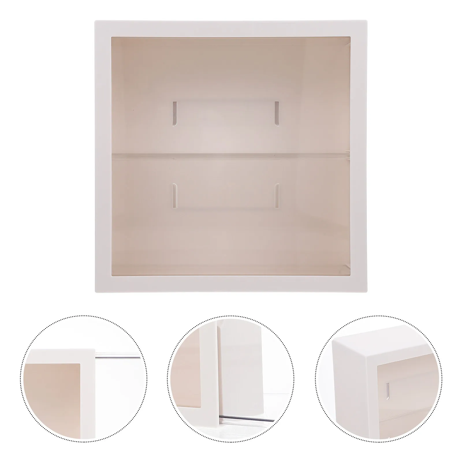 

Двухуровневая витрина для коллекционных предметов: прочный, компактный, декоративный органайзер с защитой от падений для дома