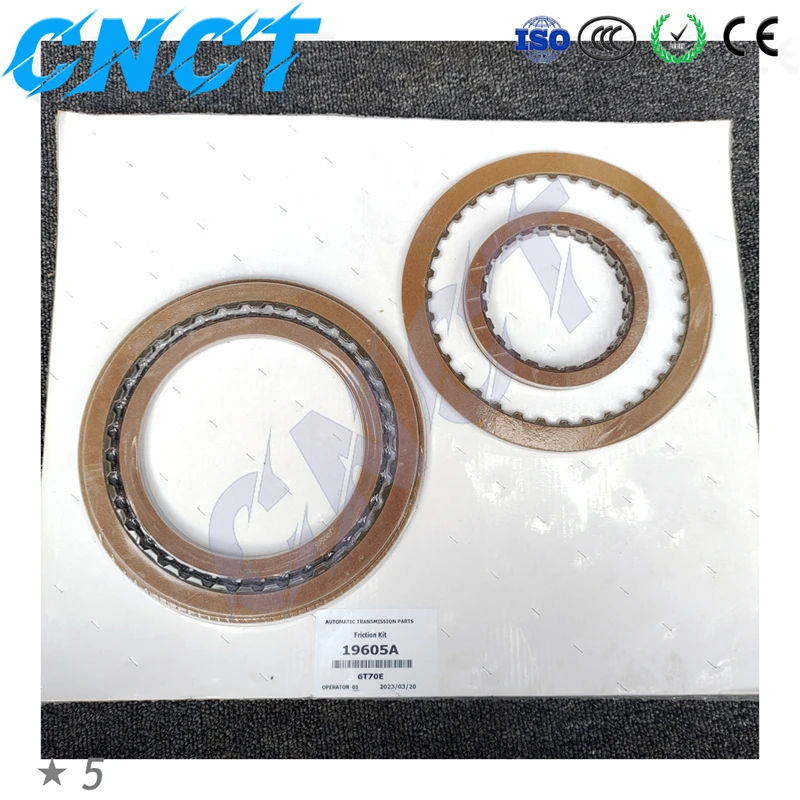 NEW 6T70 6T70E 6T75 Auto Transmission Clutch Friction Plates Kit For Buick Chevrolet Cadillac XTS 2.0T Car Accessories