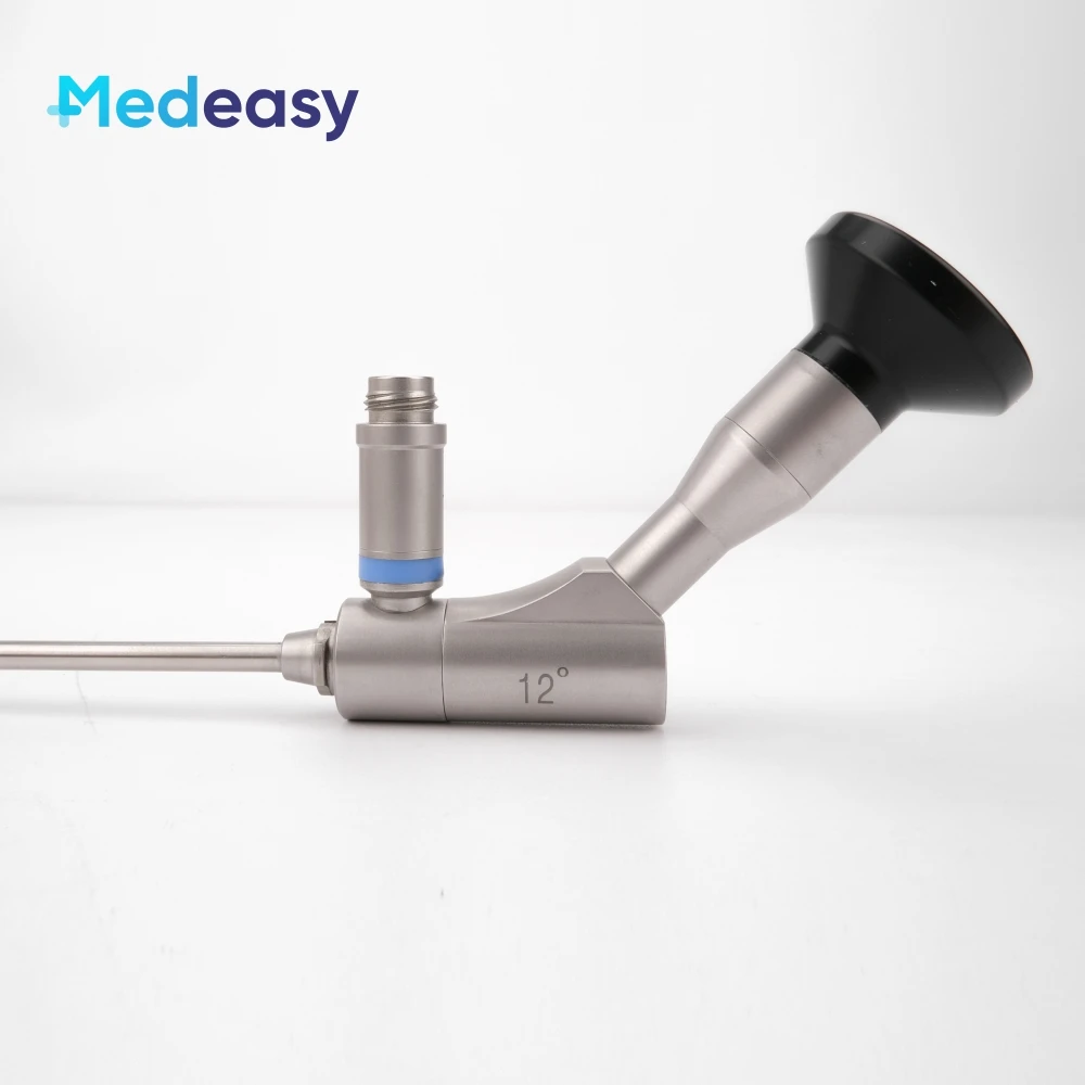 Laringoscopio de funcionamiento de 12 grados, laringoscopio rígido con retención automática