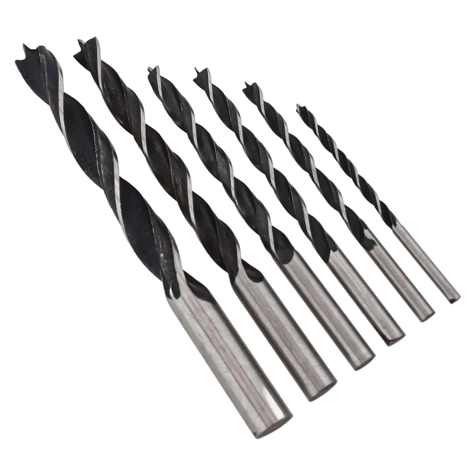 6pcs Wood Twist Drill Bit Set 3mm-10mm Hard Metal Spiral Counter Sink Drill Bits For Wood Metal Drilling Woodworking Tools image 2