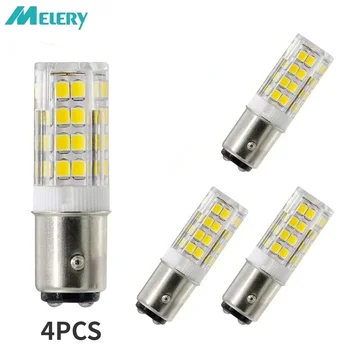 Ba15d Led-lamp 5W equivalent 50W lamp Warm wit 3000K daglicht 6000K dubbel contact bajonetbasis Schroefverlichting 12V / 220V