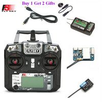 FLYSKY FS-I6X I6X 2.4G 10CH AFHDS 2A Radio Transmitter with X6B IA6B A8S IA10B IA6 Receiver for RC Airplane Helicopter FPV Drone