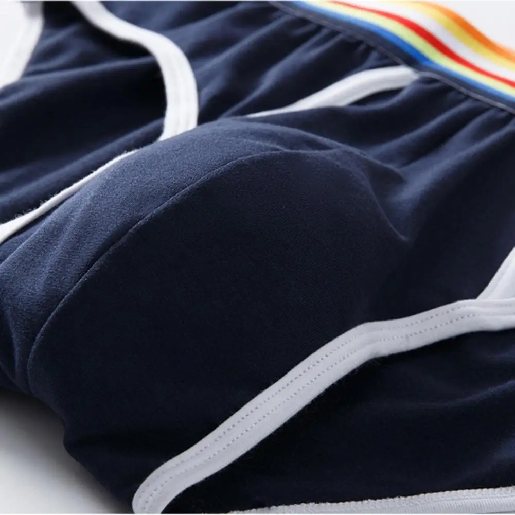 

Men Breathable Pouch Bikini Mid-Waist Cotton Couple Life Underwear Elastic Underpants Stretch Unisex Panties Seamless Briefs