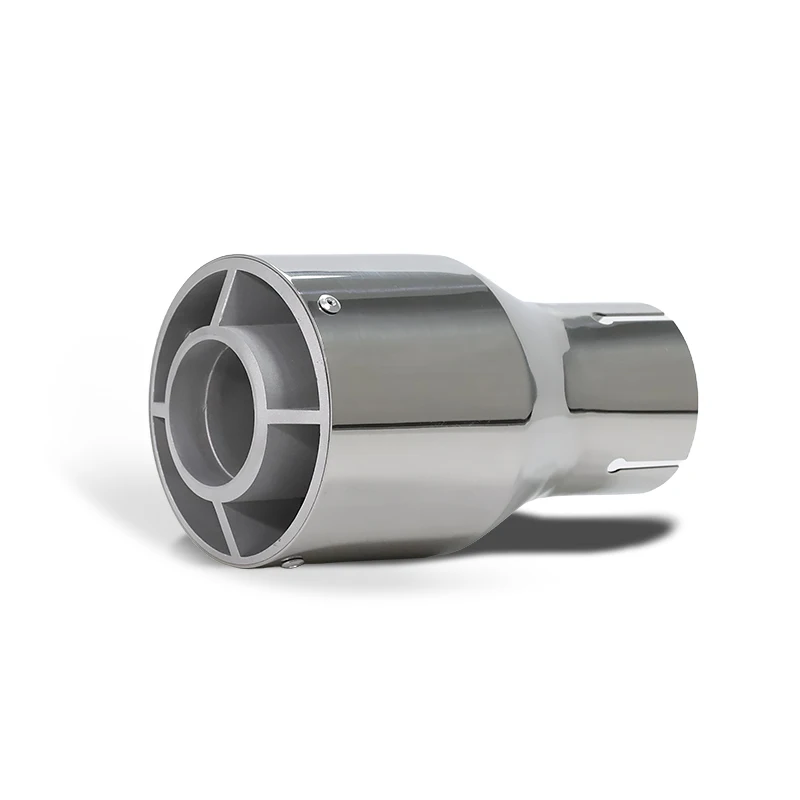 حقيقي SUMSOO 1 قطعة ماتي 304 الفولاذ المقاوم للصدأ سيارة الخمار تلميح العادم تلميح نظام الأنابيب العالمي العادم تلميح