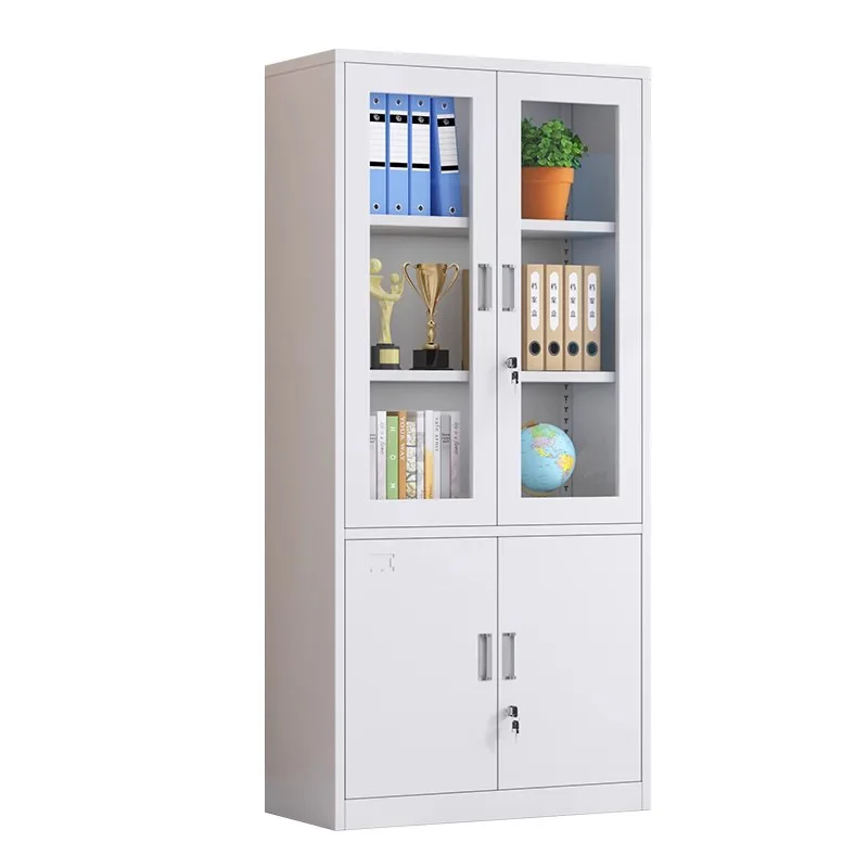 Steel File Cabinet Office Iron File Cabinet Financial Documents  Locked Low