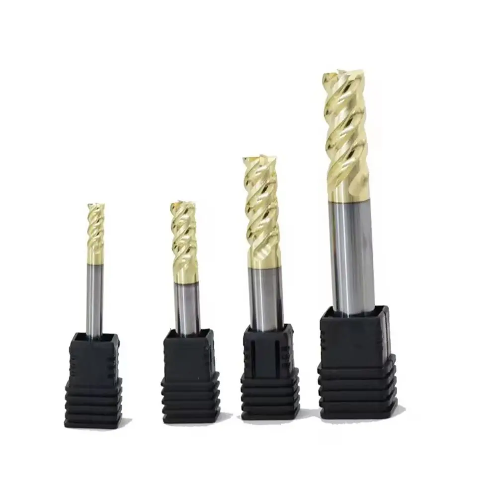 

1PCS Titanium Alloy Dynamic Milling Cutter 4-Flute Carbide TiAlN Coated High Feed HPC CNC Tools Anti-Vibration for Aerospace Par