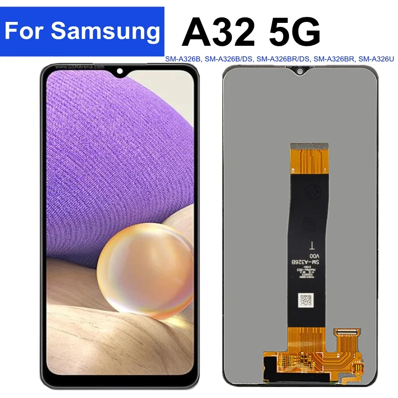 6.5'' TFT For Samsung Galaxy A32 5G Full LCD Display with Touch Screen Digitizer Assambly For Samsung A32 5G SM-A326B lcd