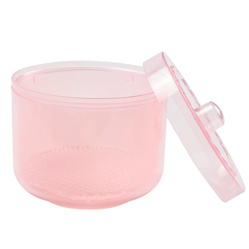 1Set Nail Polishing Head Box Round Cleaning Disinfection Storage Box Dental Disinfection Box 2-Colors Disinfection Bowl. - view 5