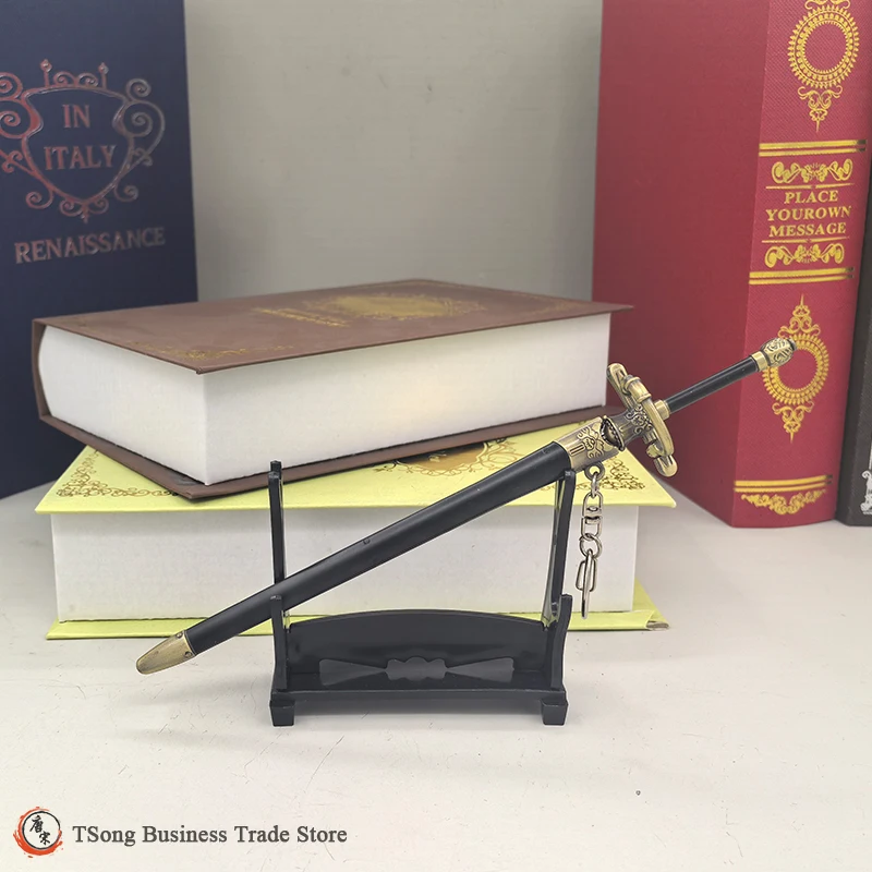 لعبة 21 سنتيمتر (8.26 بوصة) ملحقات الأفلام والتلفزيون من القرون الوسطى البرية نسخة الأسلحة المصغرة نموذج العرش آريا ستارك إبرة Swo #6